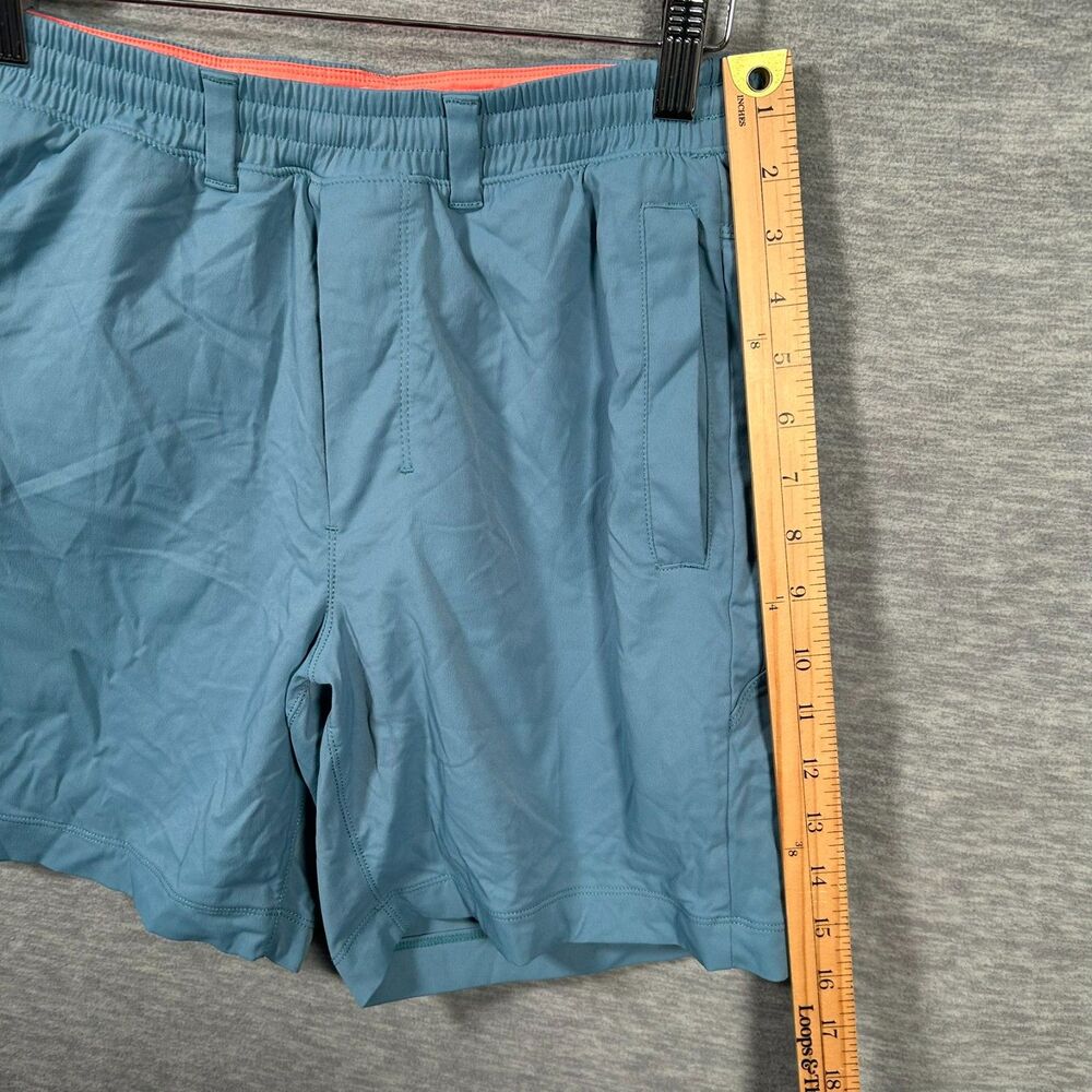 Birddog Shorts Mens M Blue Lined 7" Inseam Regular Stretch Orange Performance - Picture 2 of 11